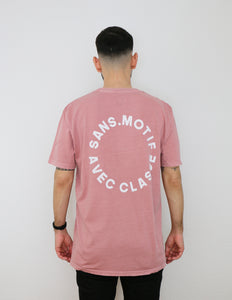 'Statement' T-Shirt Vintage Pink